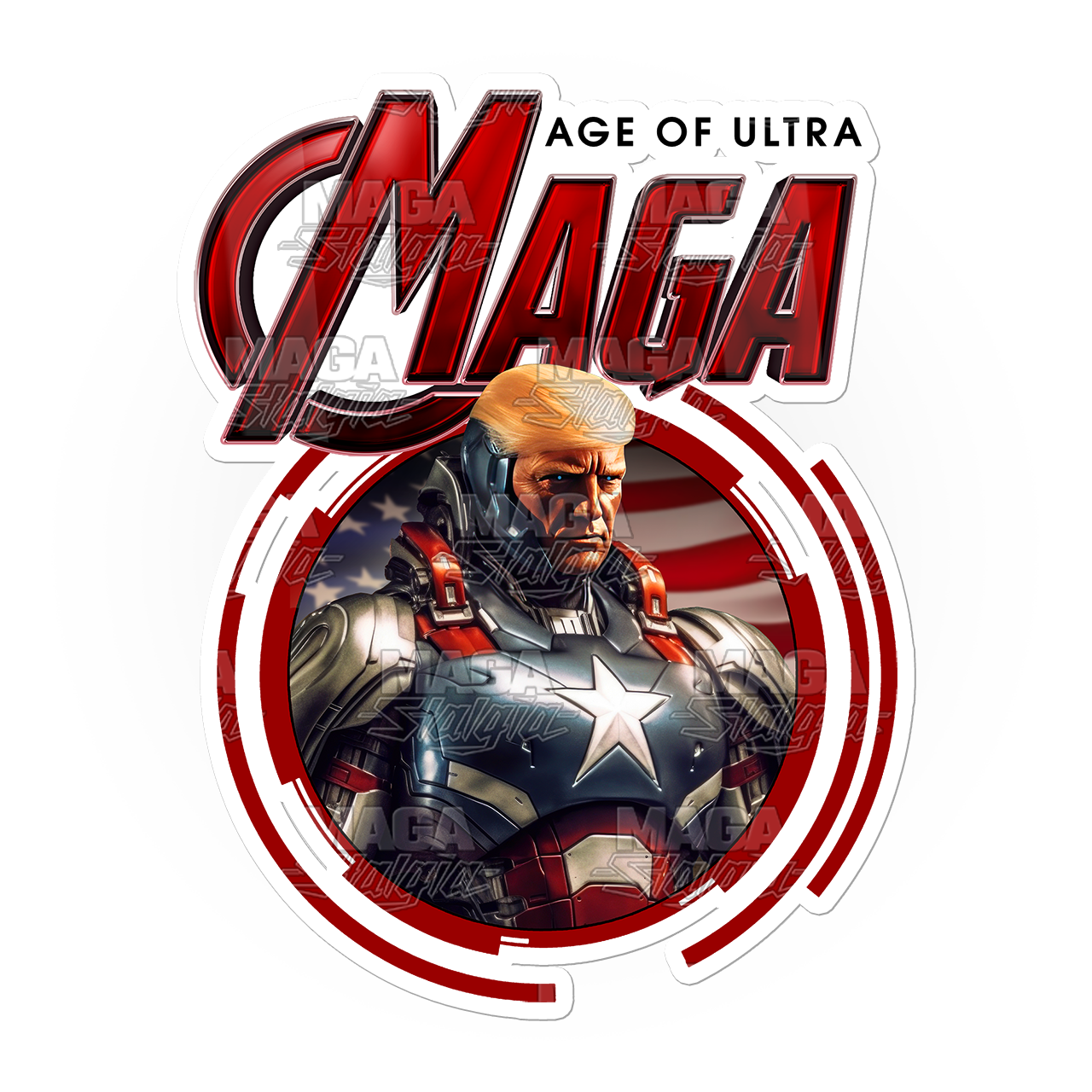 Age of Ultra MAGA Stickers