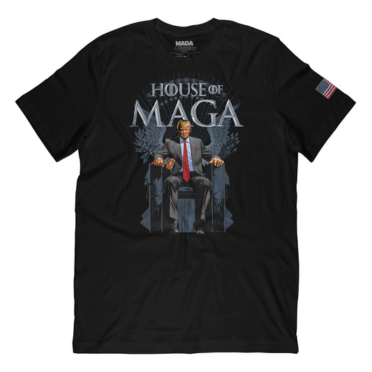 House of Maga T-Shirt - Black