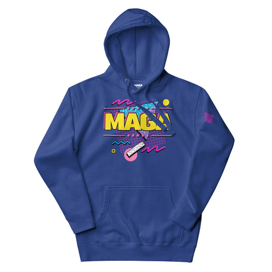 Maga Retro Logo Hoodie - Royal