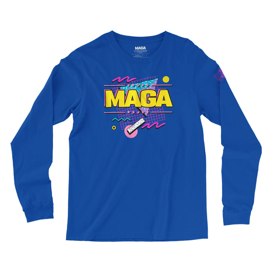 Maga Retro Logo Long Sleeve - Royal