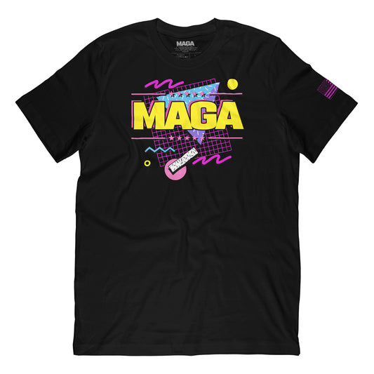 Maga Retro Logo T-Shirt - Black