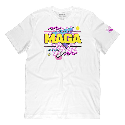 Maga Retro Logo T-Shirt - White