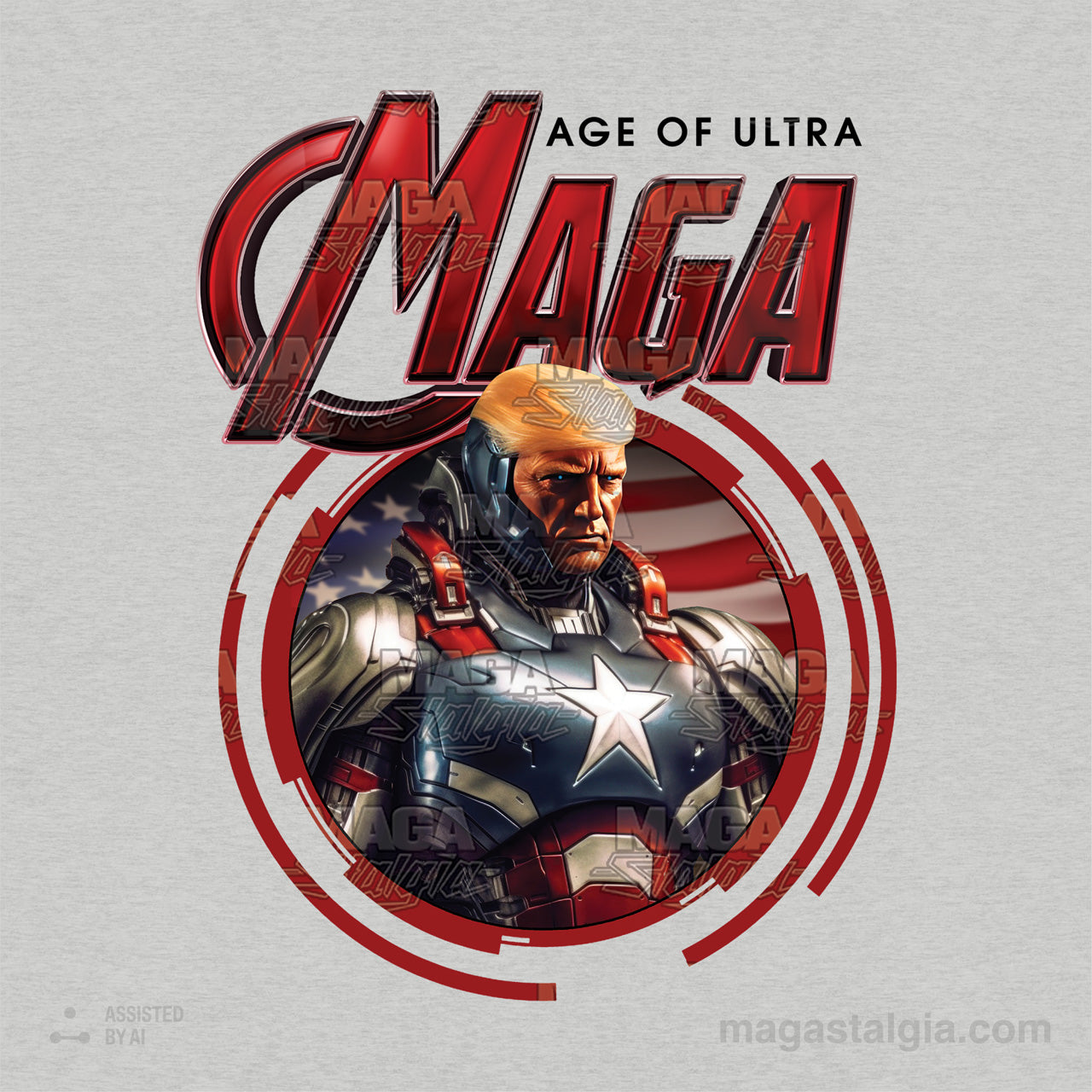 Age of Ultra MAGA T-Shirt - Athletic Heather