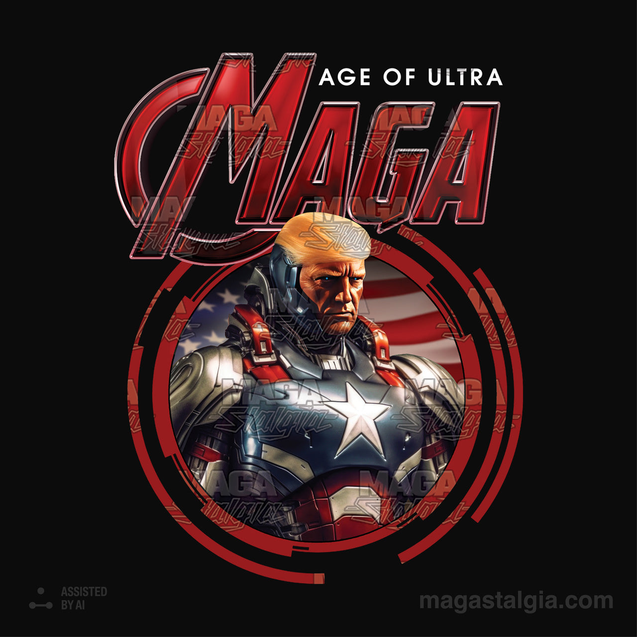 Age of Ultra MAGA T-Shirt - Black