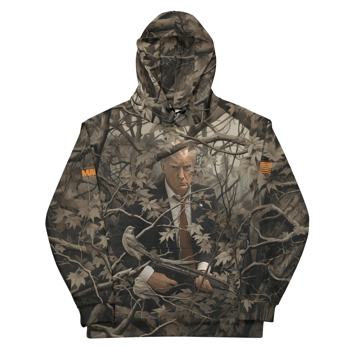 Forest Camo All-Over Print Hoodie