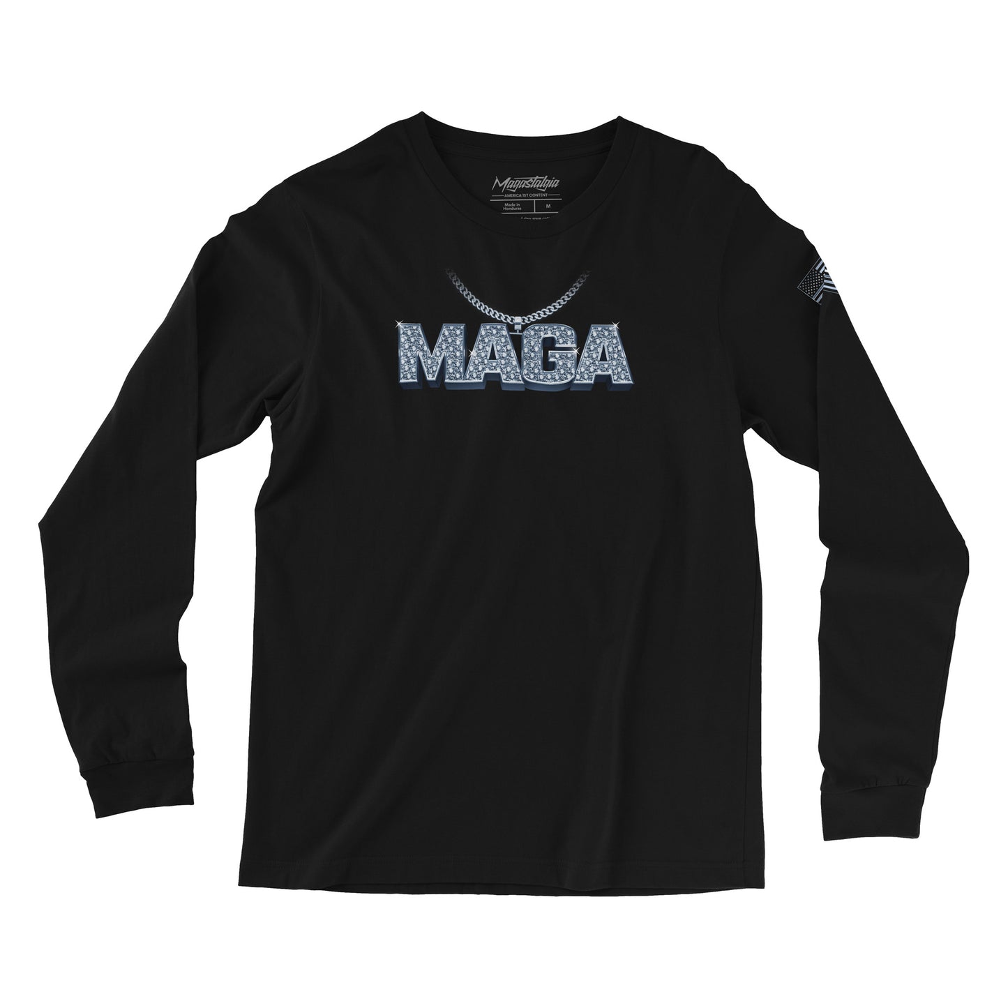 Maga Bling Logo Long Sleeve - Black