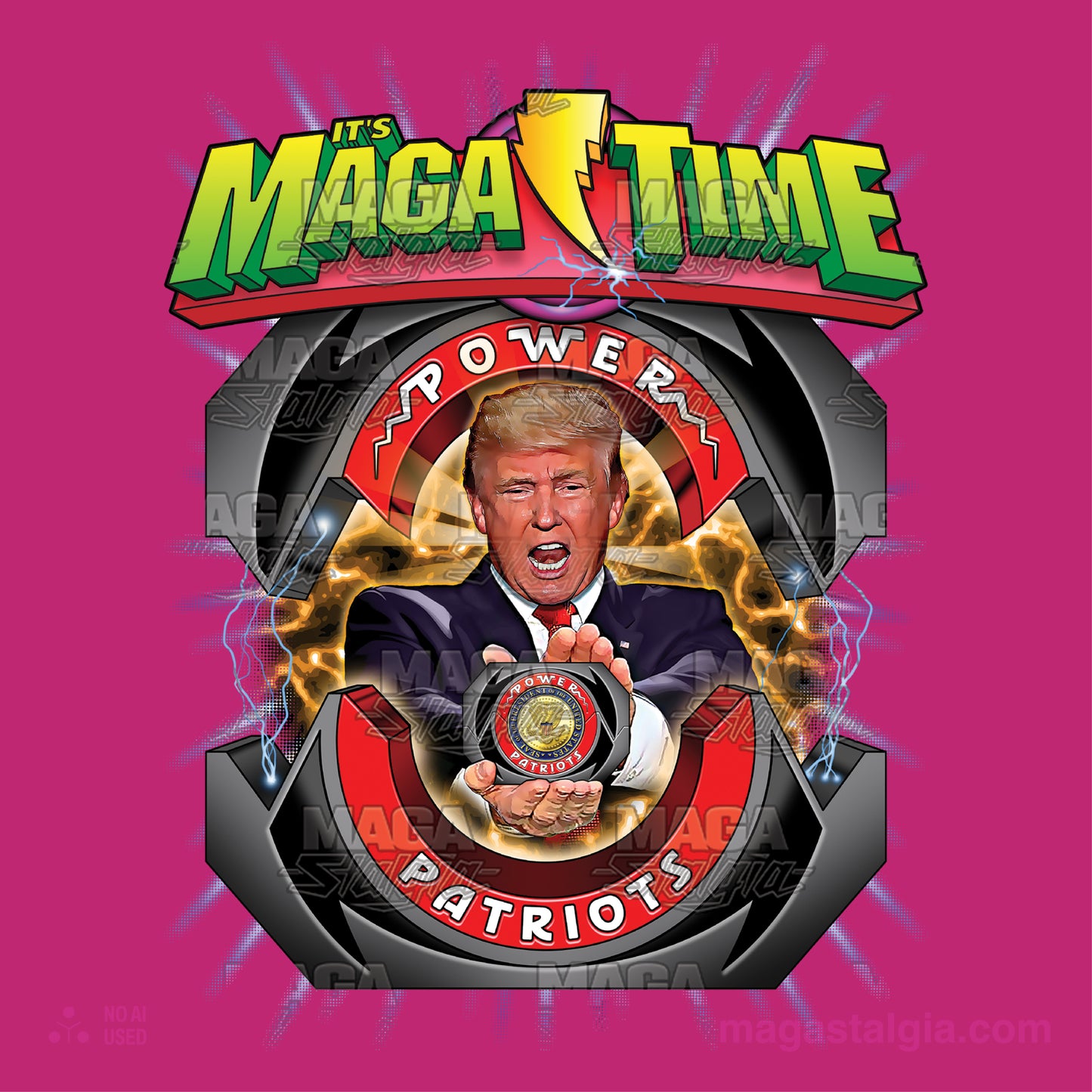 Maga Time T-Shirt - Berry