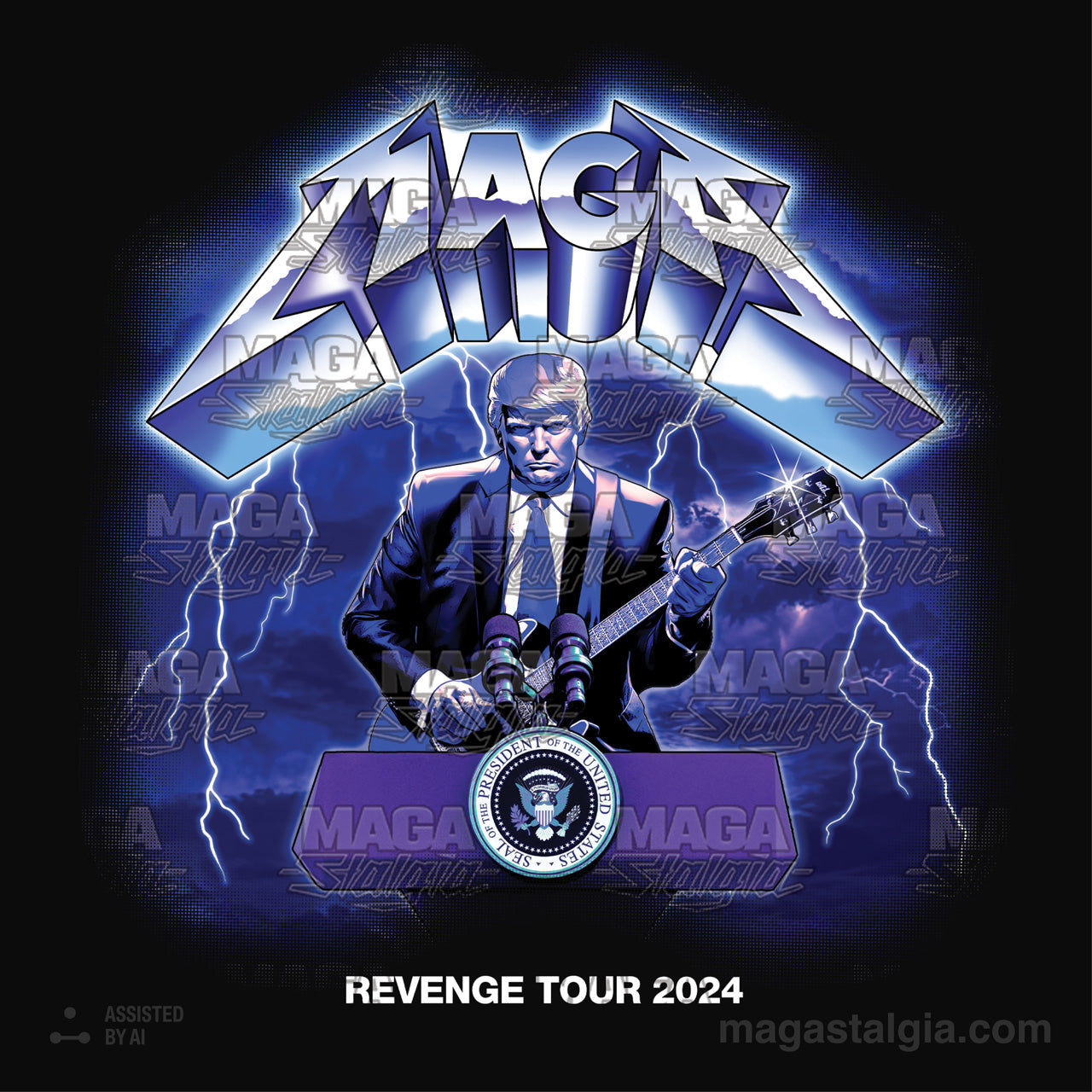 MAGA Revenge Tour 2024 T-Shirt - Black