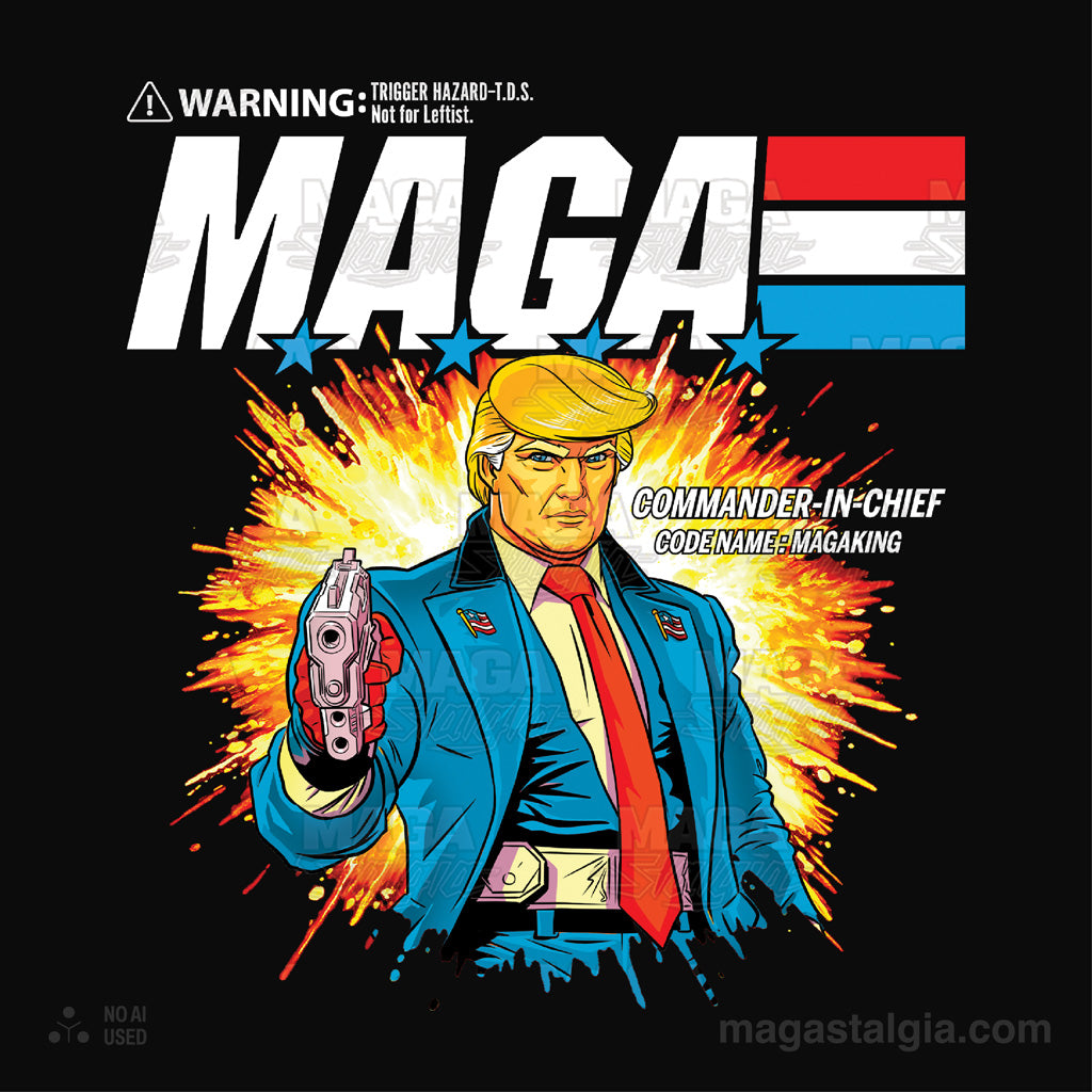 MAGA Commander T-shirt - Black