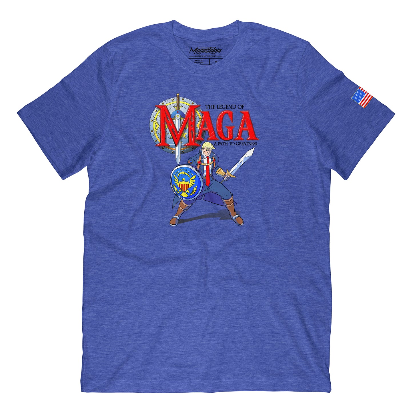 Legend of Maga T-Shirt - Heather Royal