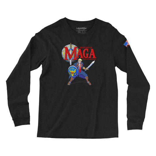 Legend of Maga T-Shirt - Black Heather