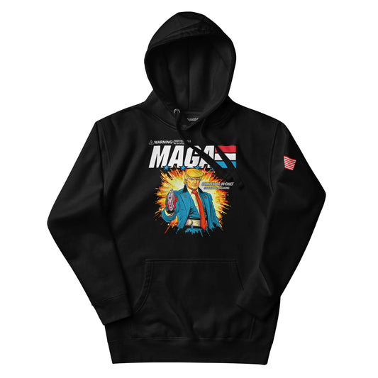 MAGA Commander Hoodie - Black