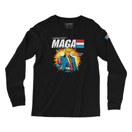 MAGA Commander Long Sleeve - Black