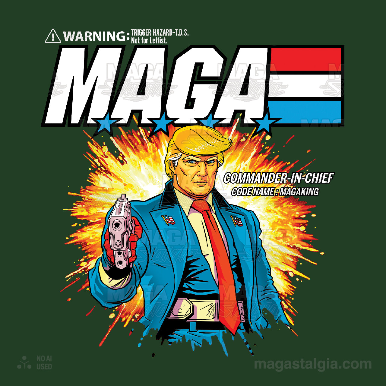 MAGA Commander T-shirt - Forest