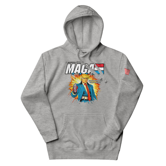 MAGA Commander Hoodie - Athletic Heather