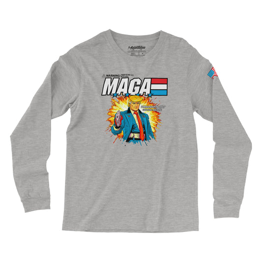 MAGA Commander Long Sleeve - Athletic Heather