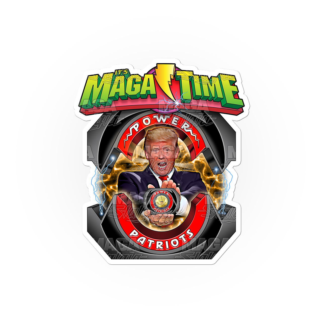 Maga Time Stickers