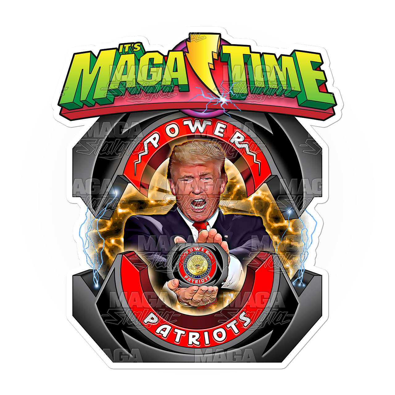 Maga Time Stickers