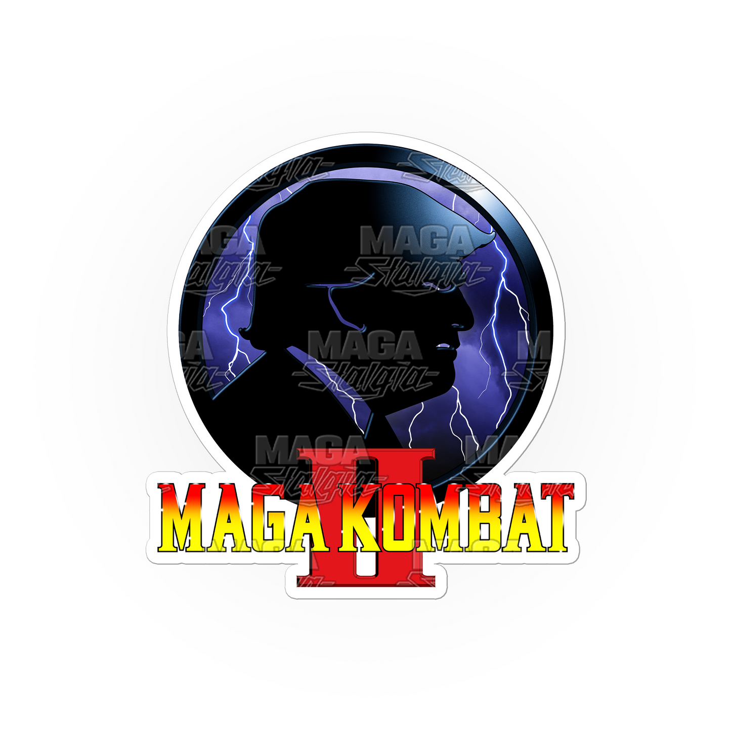 MAGA Kombat 2 stickers