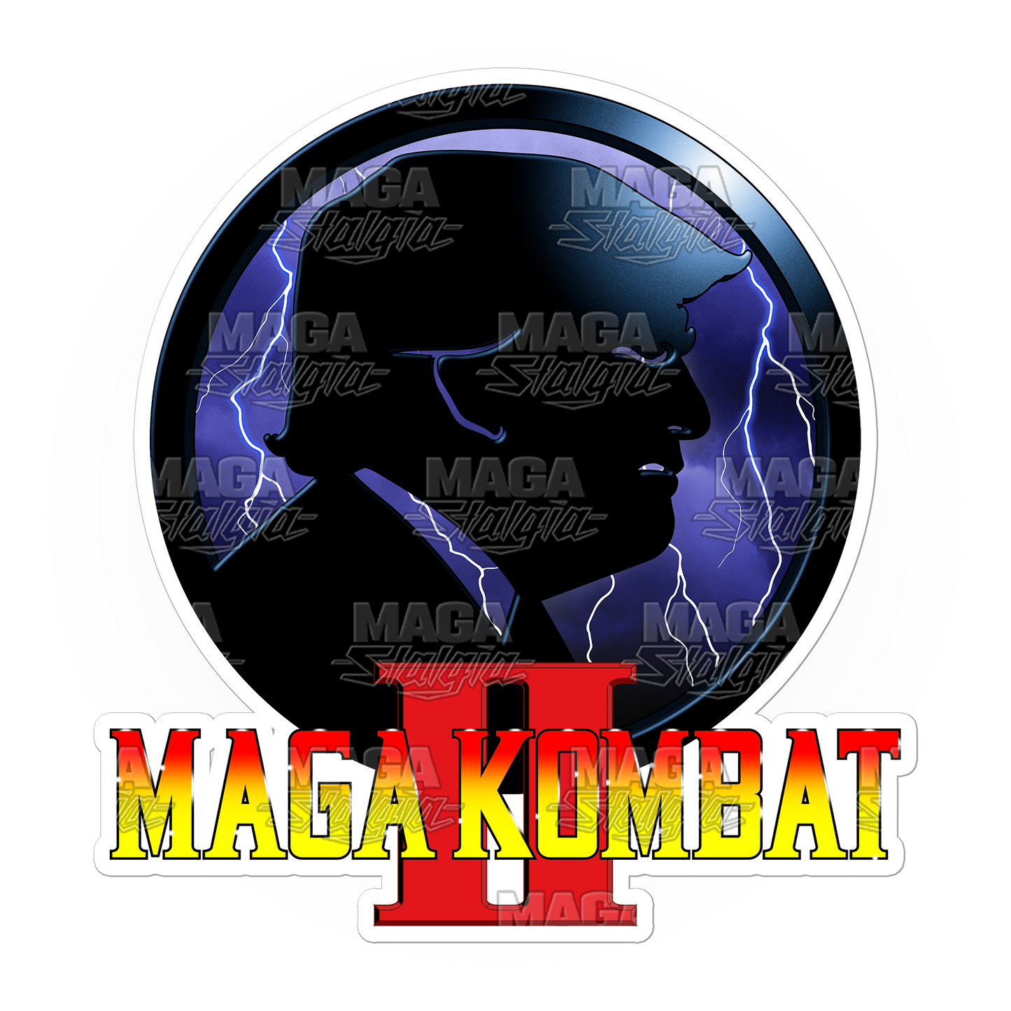 MAGA Kombat 2 stickers