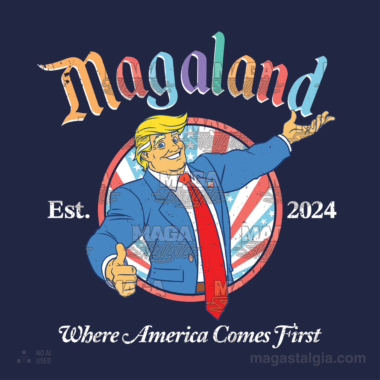 Magaland T-Shirt - Navy