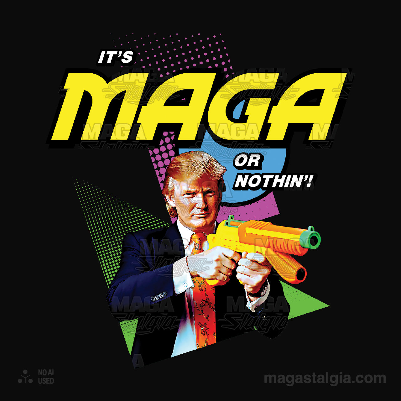 Maga or Nothing T-Shirt - Black