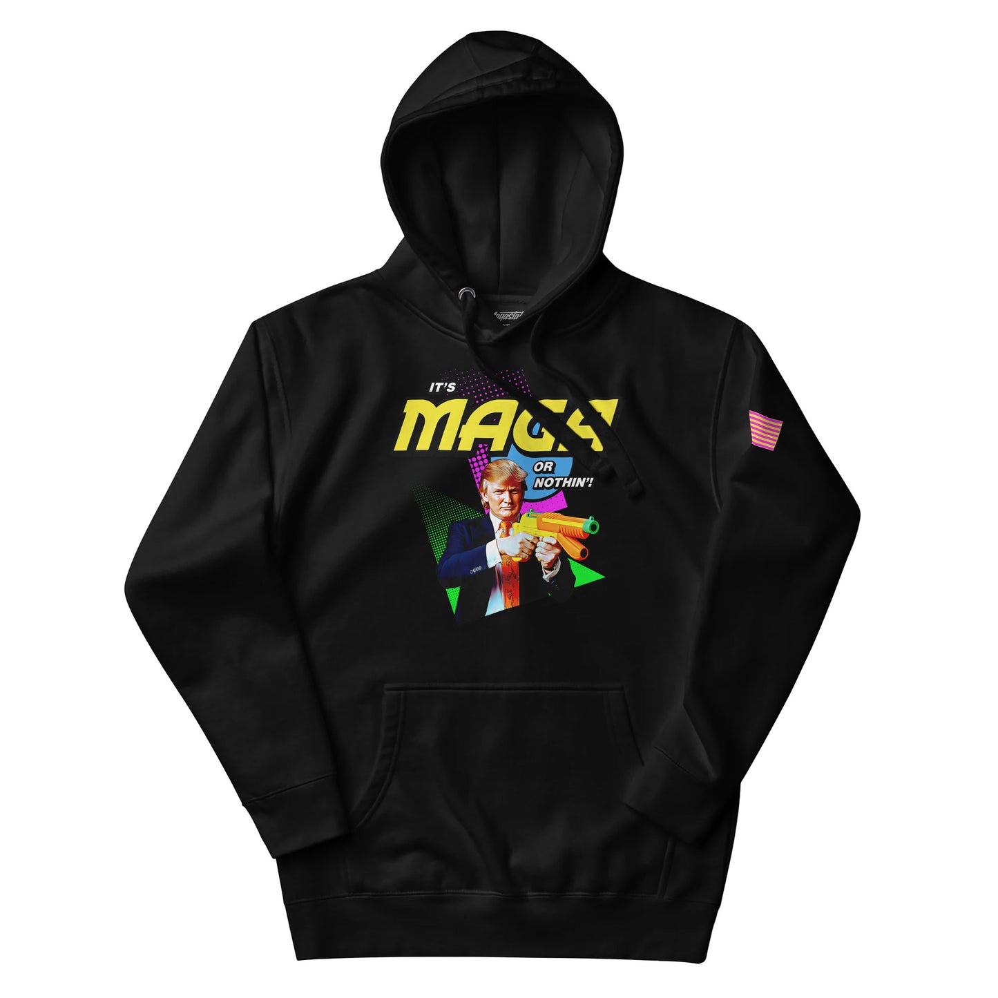 Maga or Nothing Hoodie - Black