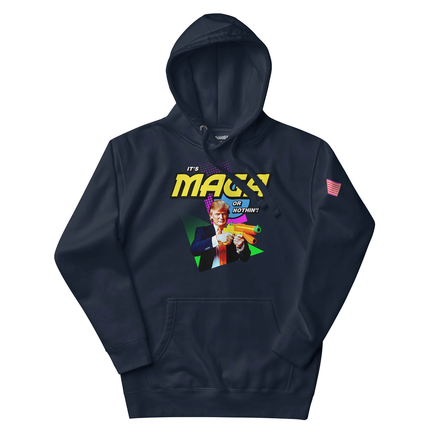 Maga or Nothing Hoodie - Navy