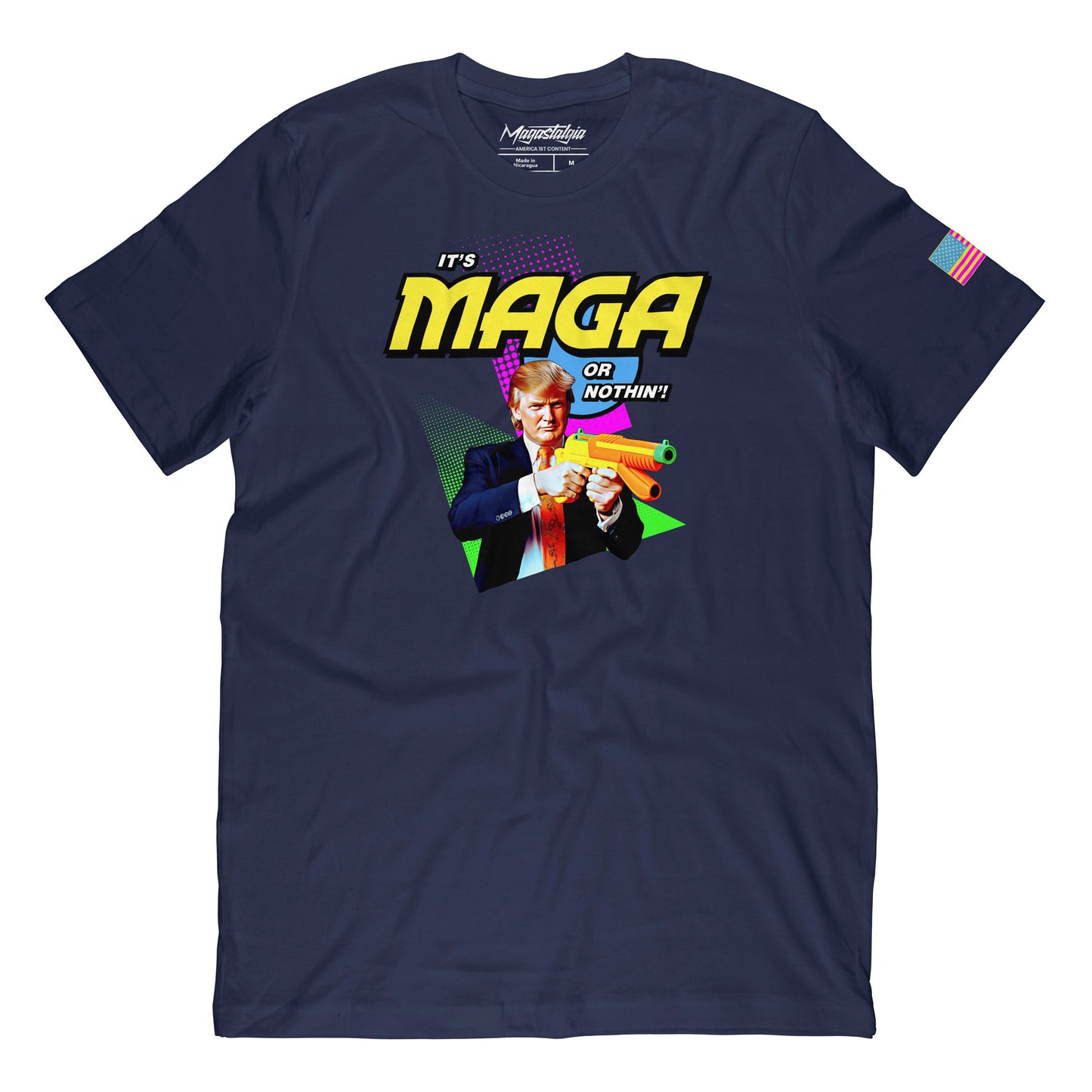 Maga or Nothing T-Shirt - Navy