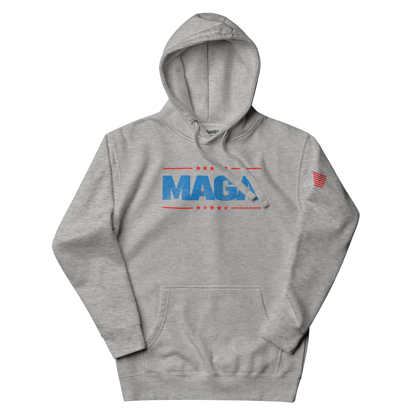 Maga Washed Logo Hoodie - Athletic Heather