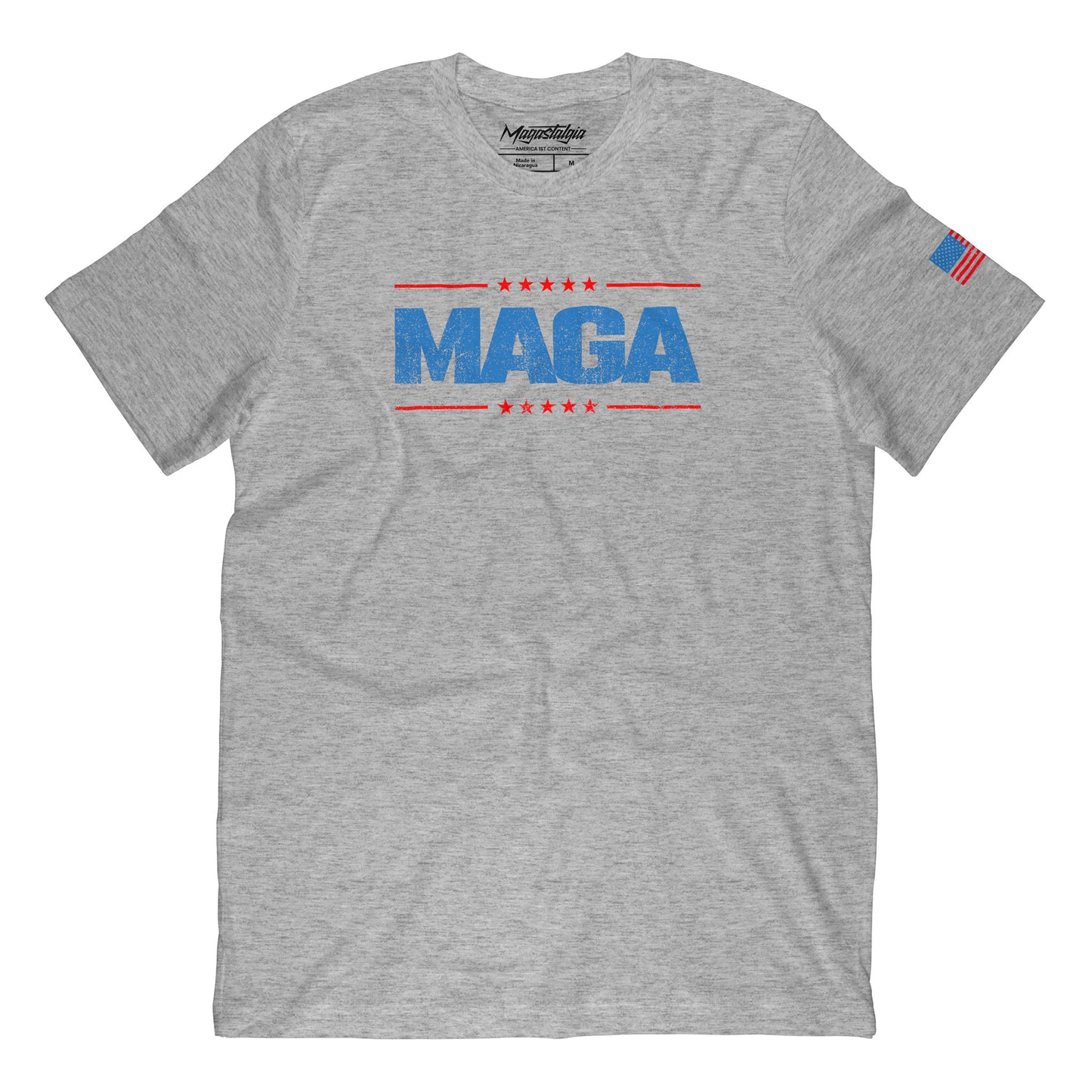 Maga Washed Logo T-Shirt - Athletic Heather