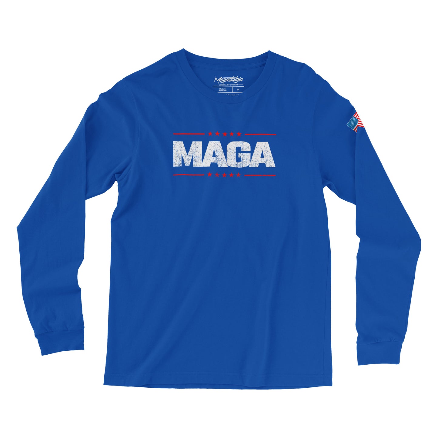 Maga Washed Logo Long Sleeve - Royal