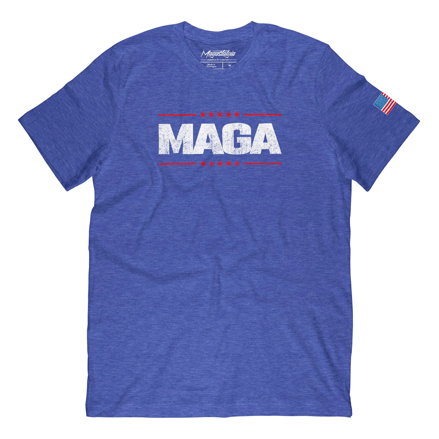 Maga Washed Logo T-Shirt - Heather Royal