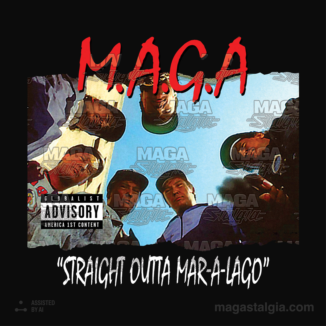 Straight Outta Mar-a-Lago Hoodie - Black