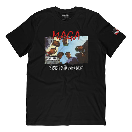 Straight Outta Mar-a-Lago T-Shirt - Black