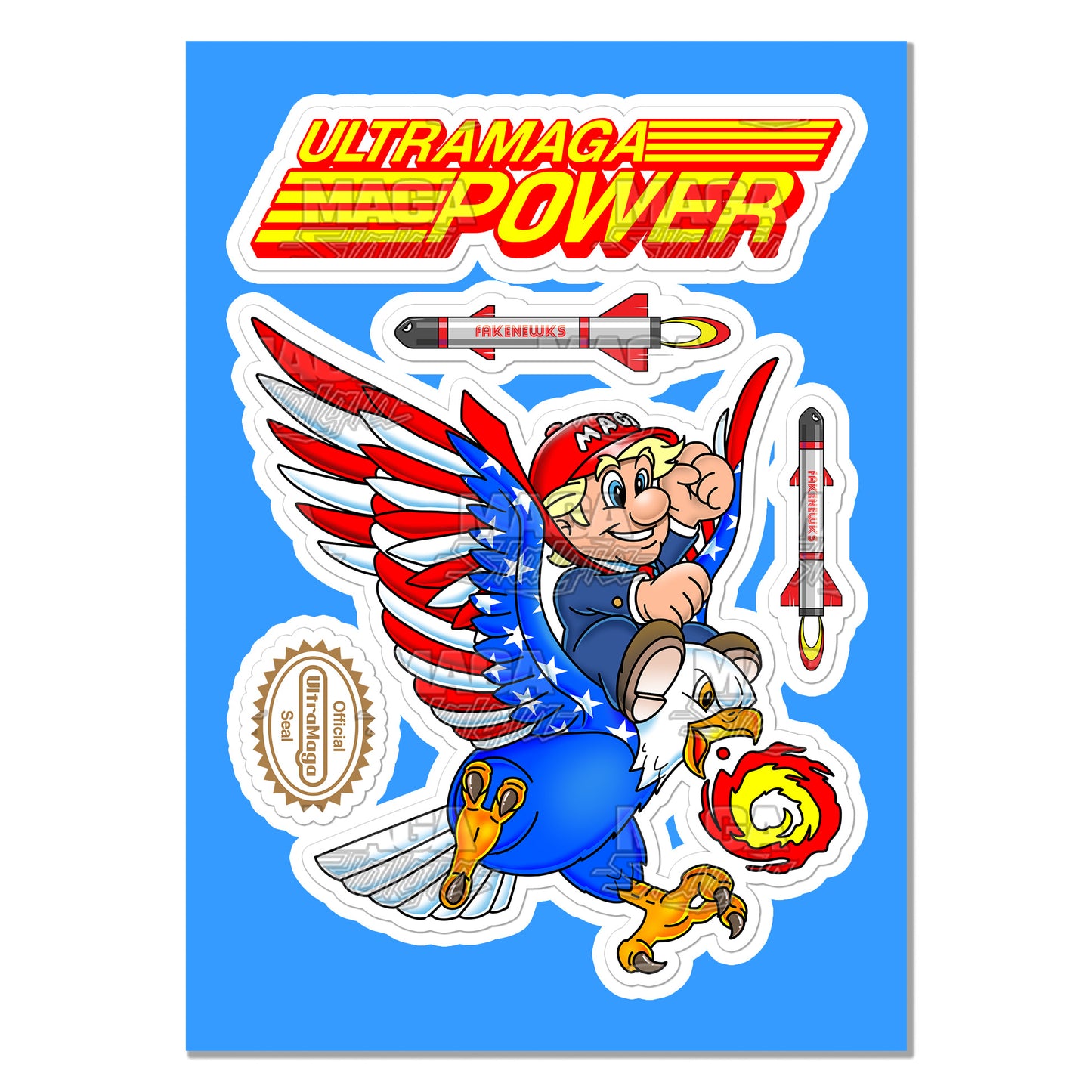 Ultra MAGA Power Sticker Sheet