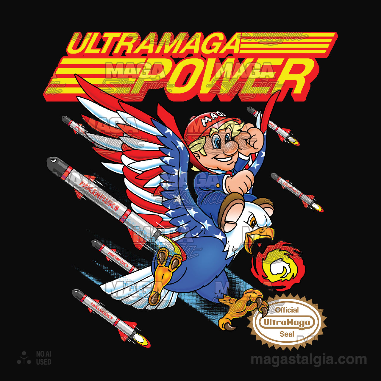 Ultra MAGA Power T-Shirt - Black