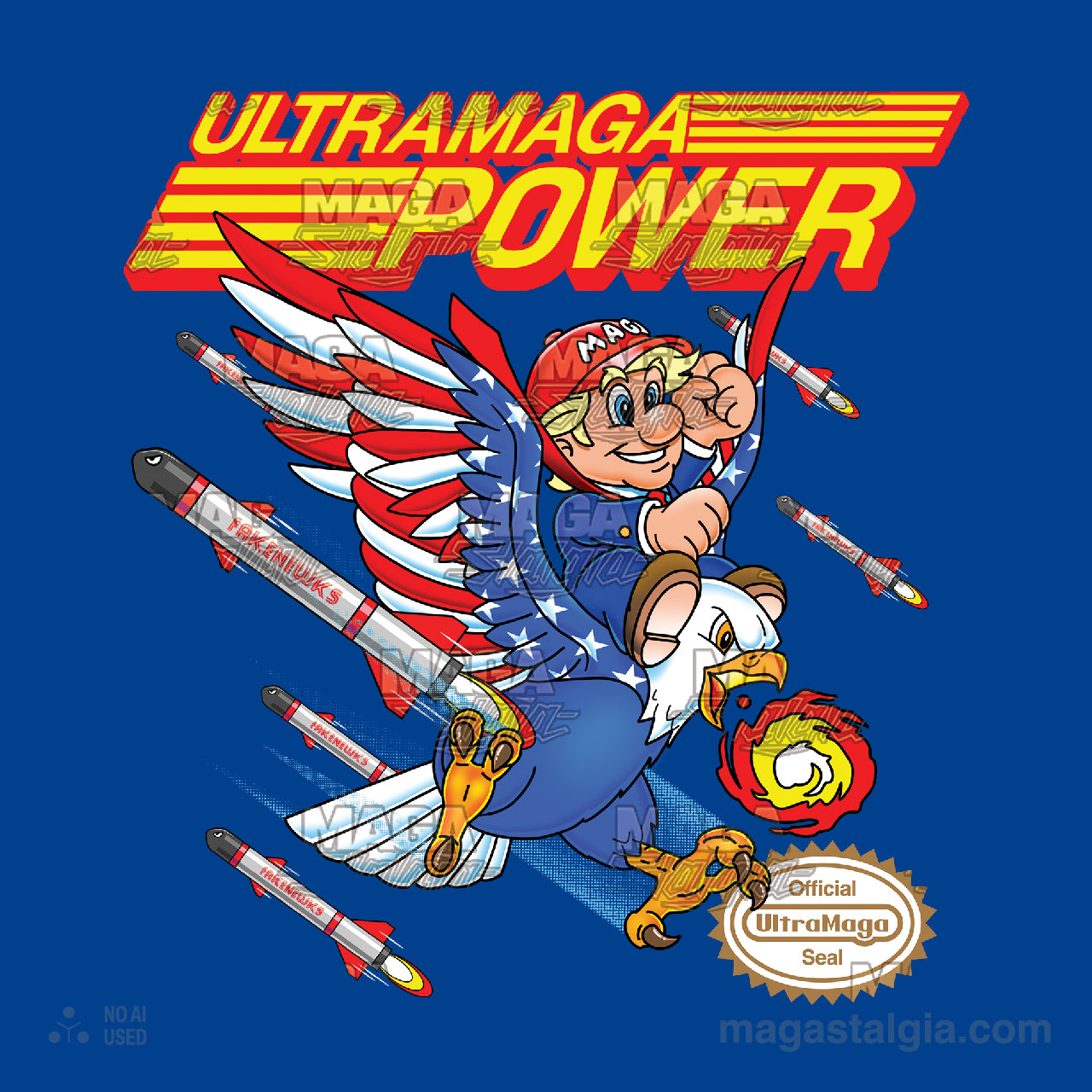 Ultra MAGA Power T-shirt - Royal