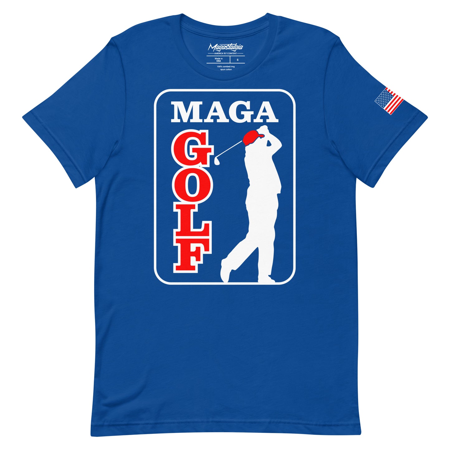 MAGA Golf T-shirt - Royal