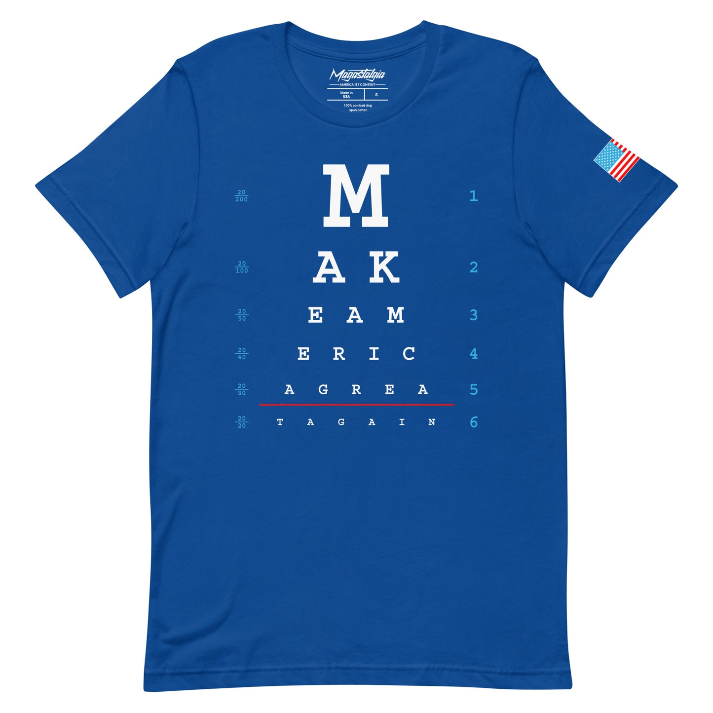 MAGA Vision Eye Chart T-Shirt